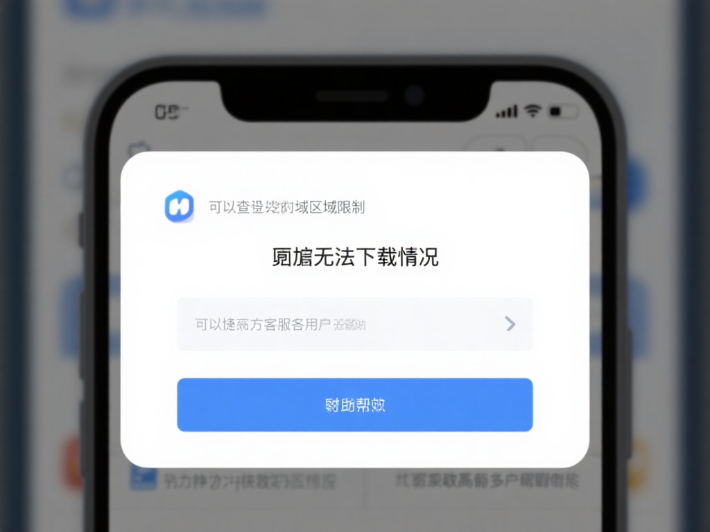 如果遇到无法下载的情况，可以检查设备是否开启了区域