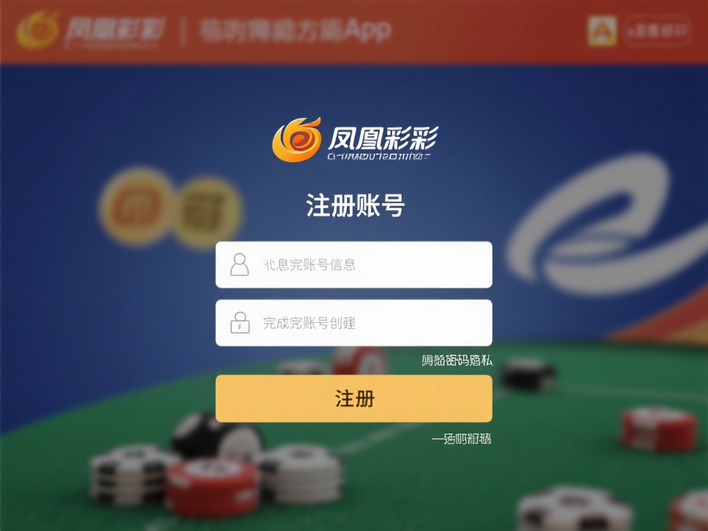 注册账号：访问凤凰彩票的官方网站或下载官方App，